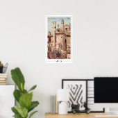 Vasily Polenov Affiche d'art Zedign #202 (Bureau à domicile)