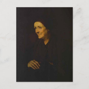 Vasily Tropinin - Oude vrouw met een Hen Briefkaart