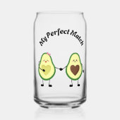 Vaso de vidrio San Valentin  (Recto)