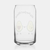 Vaso de vidrio San Valentin  (Verso)