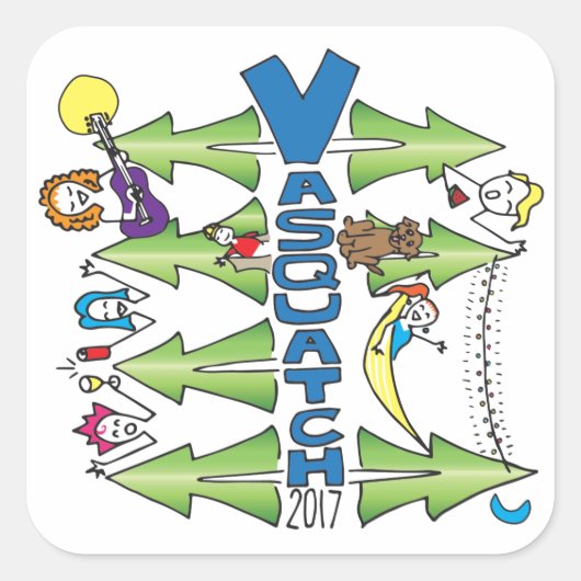 Vasquatch 2017 - Grand Autocollant (Devant)