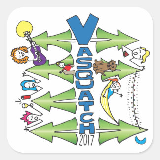 Vasquatch 2017 - Grote Sticker