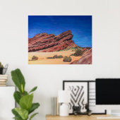 Vasquez Rocks Poster (Thuiskantoor)