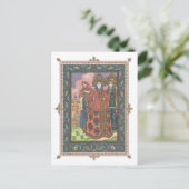 Vassilissa la belle carte postale populaire russe (Debout devant)