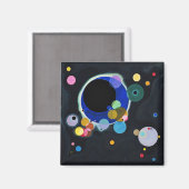 Vassily Kandinsky Verscheidene Circles Magneet (Voorkant / Achterkant)