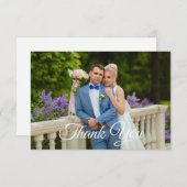 Vast bedankt briefkaart (Voorkant / Achterkant)