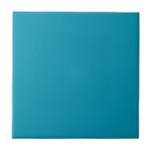 Vast bindblauw blauwgroen tegeltje (Voorkant)
