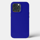 vast blauw Case-Mate iPhone case (Achterkant)