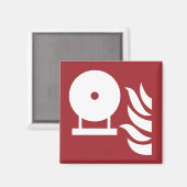 Vast brandblusser fles veiligheidsbord magneet (Voorkant / Achterkant)