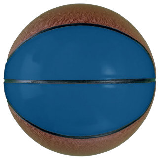 Vast denim blauw basketbal