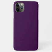 Vast diep paars donker plat Case-Mate iPhone case (Achterkant)