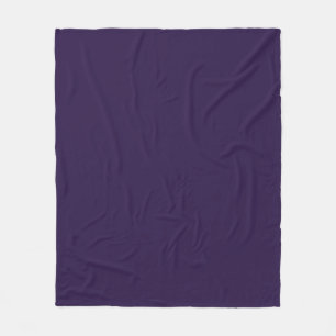 Vast diep viool paars fleece deken