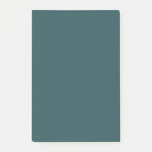 Vast donker Blauwgroen Post-it® Notes (Voorkant)
