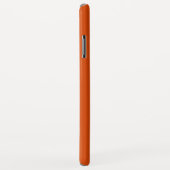 Vast donker verbrand sinaasappel Case-Mate iPhone case (Achterkant/rechts)