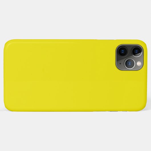 Vast felgeel kanariegeel Case-Mate iPhone case (Achterkant (horizontaal))