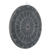 Vast grijs dartbord (Voorkant Links)