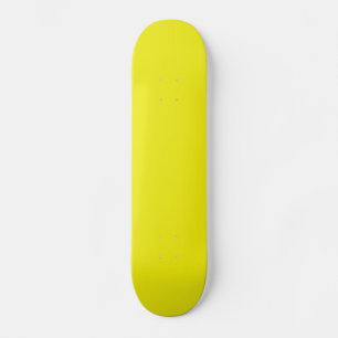 vast, helder, geel skateboard