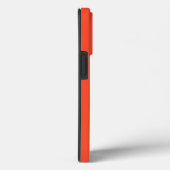 Vast helder rood sinaasappel Case-Mate iPhone case (Achterkant / Rechts)