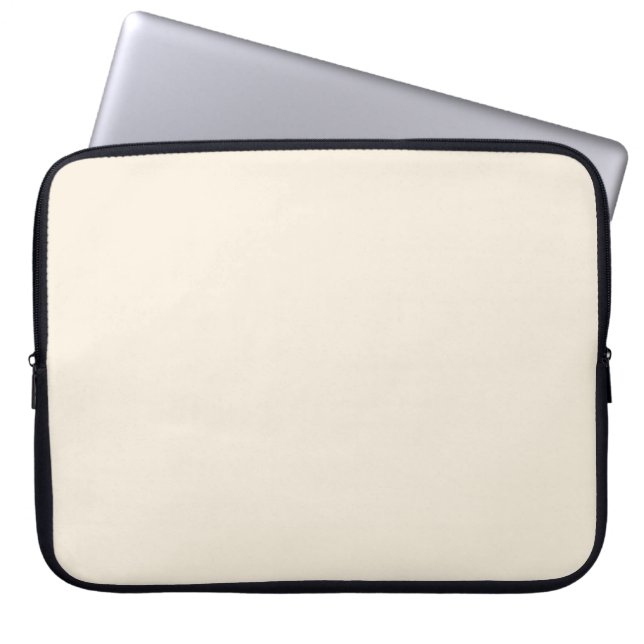Vast ivoor laptop sleeve (Voorkant)