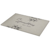 Vast jaar van de veeteelt snijplank (Hoek)