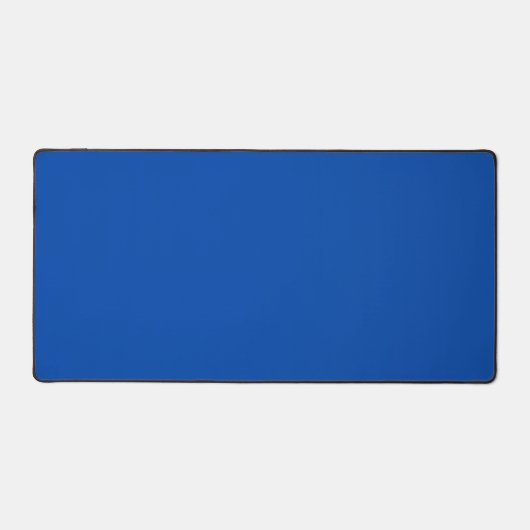 Vast kobalt blauw ontwerp bureaumat (Voorkant)