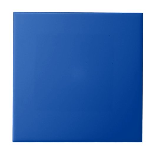 vast kobalt blauw tegeltje (Voorkant)