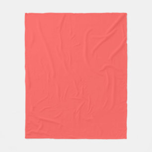 Vast, koraal, Sinaasappel, zalm Fleece Deken