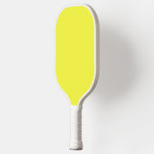 Vast licht lichtgeel pickleball paddle (Links)