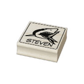 Vast Lijst en afbeelding - SHARK + ideeën Rubberstempel (Stempel)