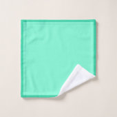 Vast, munt, groen bad handdoek (Wasdoekje)