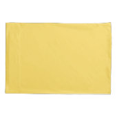 vast Mustard Yellow Kussensloop (Achterkant)