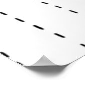 Vast, onyx voetstuk poster (Hoek)