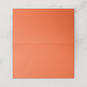 Vast, oranje rood, glad (Buitenkant ongevouwen)