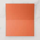 Vast, oranje rood, glad (Binnenkant ongevouwen)