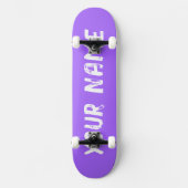 Vast Paars Skateboard (Voorkant)