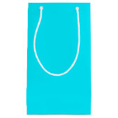 vast plat blauw klein cadeauzakje (Voorkant)