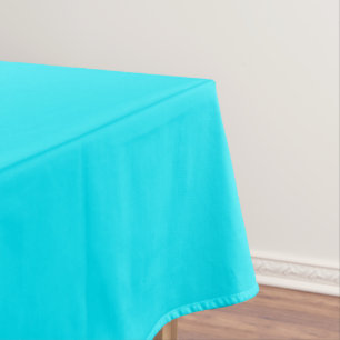 vast plat blauw tafelkleed