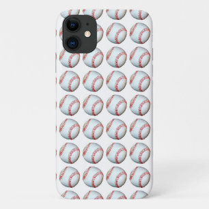 Vast van Kleine Baseballen iPhone 11 Hoesje