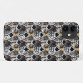 Vast van Kleine Skulls Case-Mate iPhone Case (Achterkant (horizontaal))