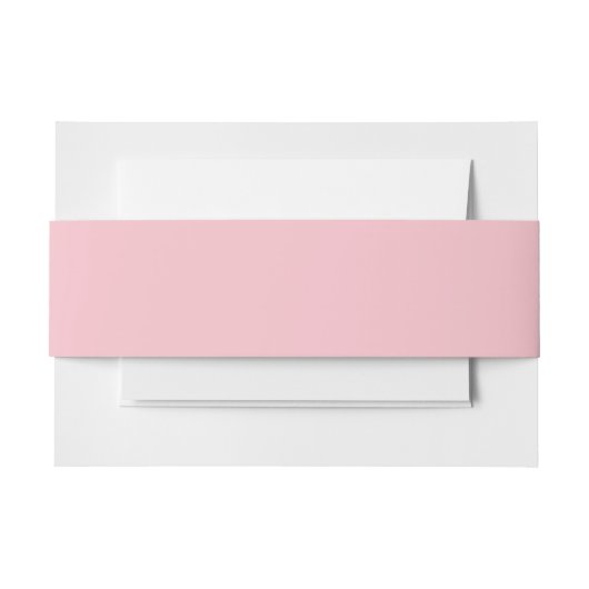 Vast varken, zacht roze uitnodigingen wikkel (Voorkant Voorbeeld)