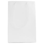 Vast wit medium cadeauzakje (Voorkant)