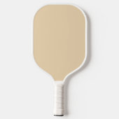 Vast zwart zandbeige, wit pickleball paddle (Achterkant)