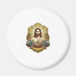 Vastberaden Jezus Zware IJzeren Hanteerbal Krachtt Magneet