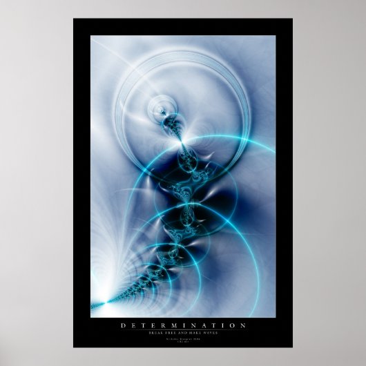 Vastberadenheid Poster (Voorkant)