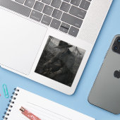 Vastberadenheid / Tuinier / Plantages Sticker (Laptop met iPhone)