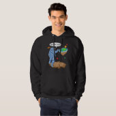 Vaste aarde voor astronauten hoodie (Voorkant volledig)