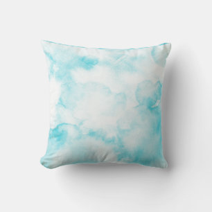 Vaste blauwgroen blauwe kussen