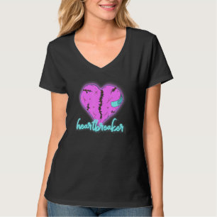 Vaste Broken Heart Banded Heartbreaker Vaporwave T-shirt