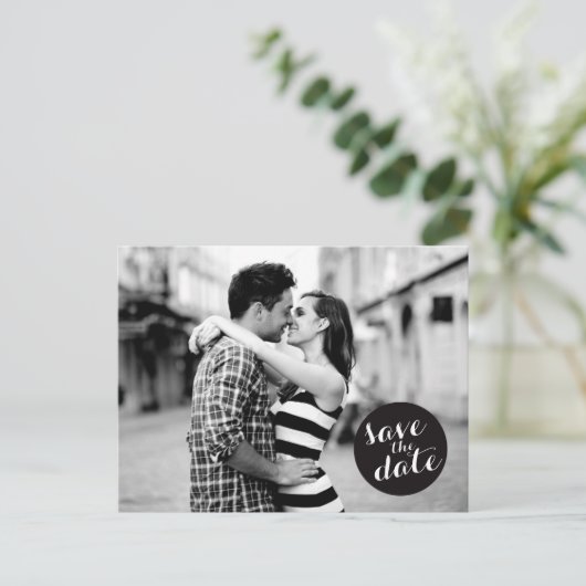 VASTE CIRKEL | SLA DE DATUM VAN AANKONDIGING OP (Staand voorkant)