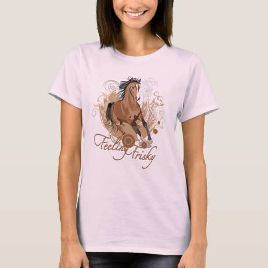 Vaste dameshoes (bevestigd) t-shirt (Voorkant)